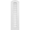 Ekena Millwork Arch Top Surface Mount PVC Gable Vent: Non-Functional, w/ 3-1/2"W x 1"P Standard Frame, 12"W x 40"H GVPAR12X4001SN - alternate 1